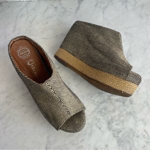 Jeffrey Campbell Virgo Handmade Havana shoe sz 9